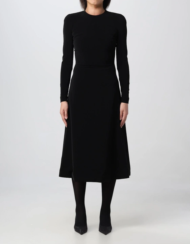 ALine Midi Dress Long Sleeves