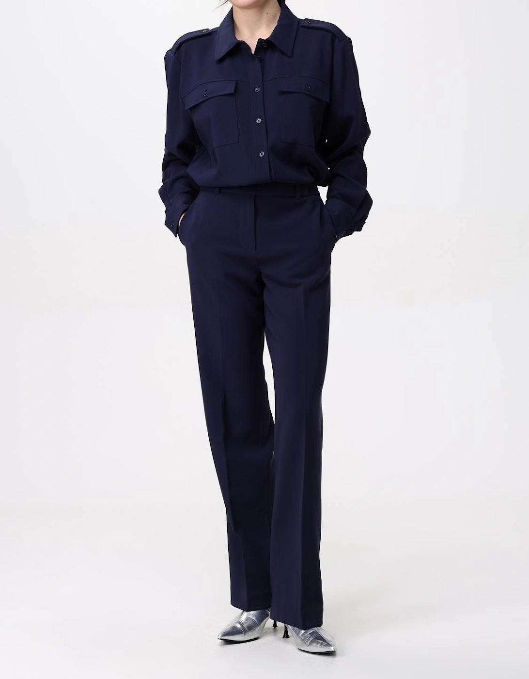 Relaxed Fit Collared Shirt