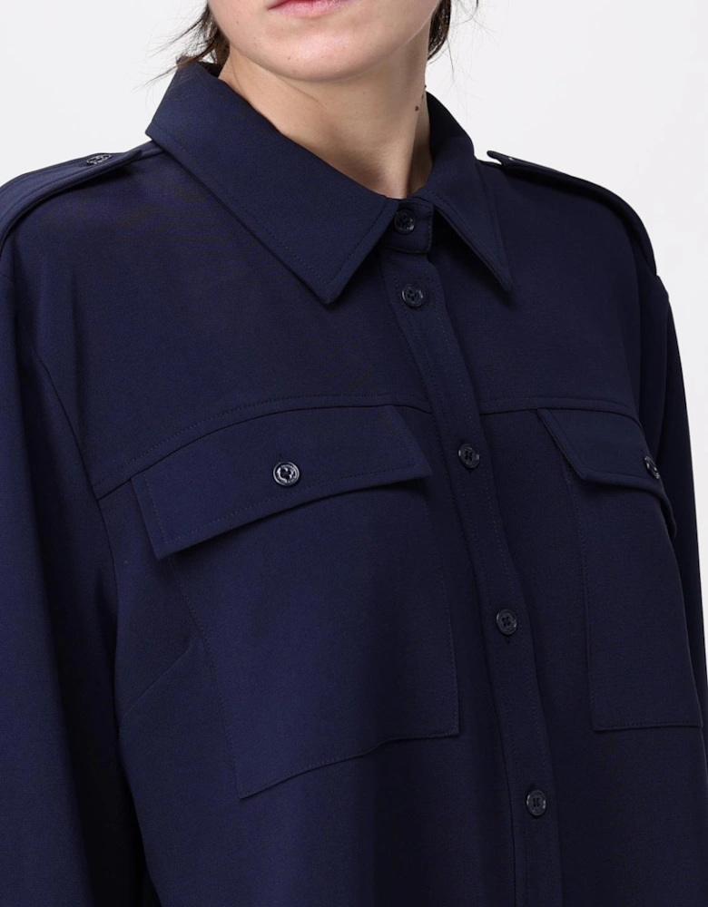 Relaxed Fit Collared Shirt