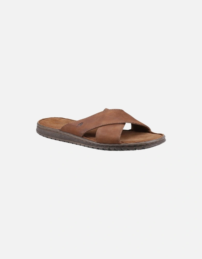 Mens Nile Crossover Leather Sandals