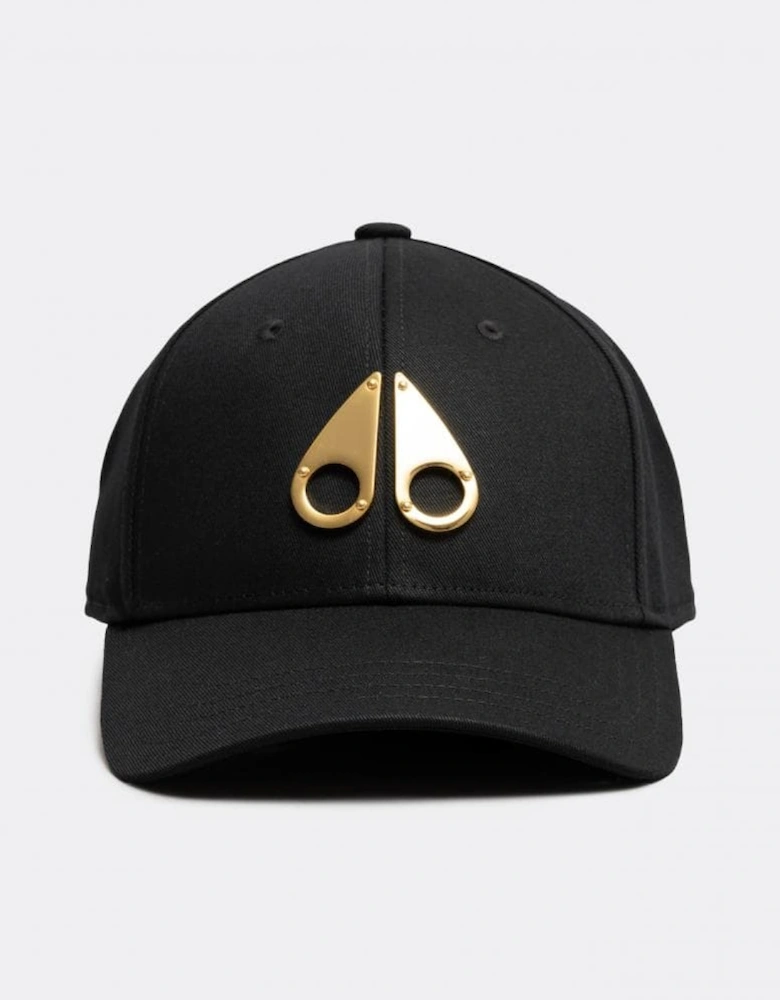Gold Logo Icon Cap - Black W/Gold Logo
