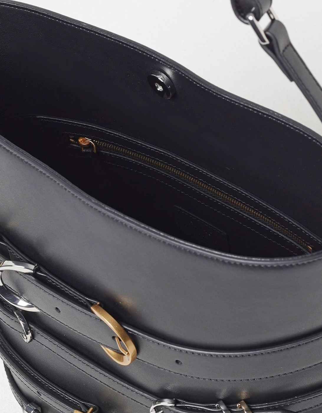 Love Bucket Bag Metal Embellishments