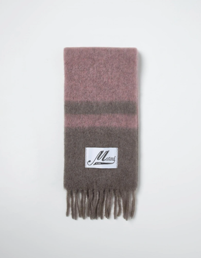 Alpaca Scarf with Fringe