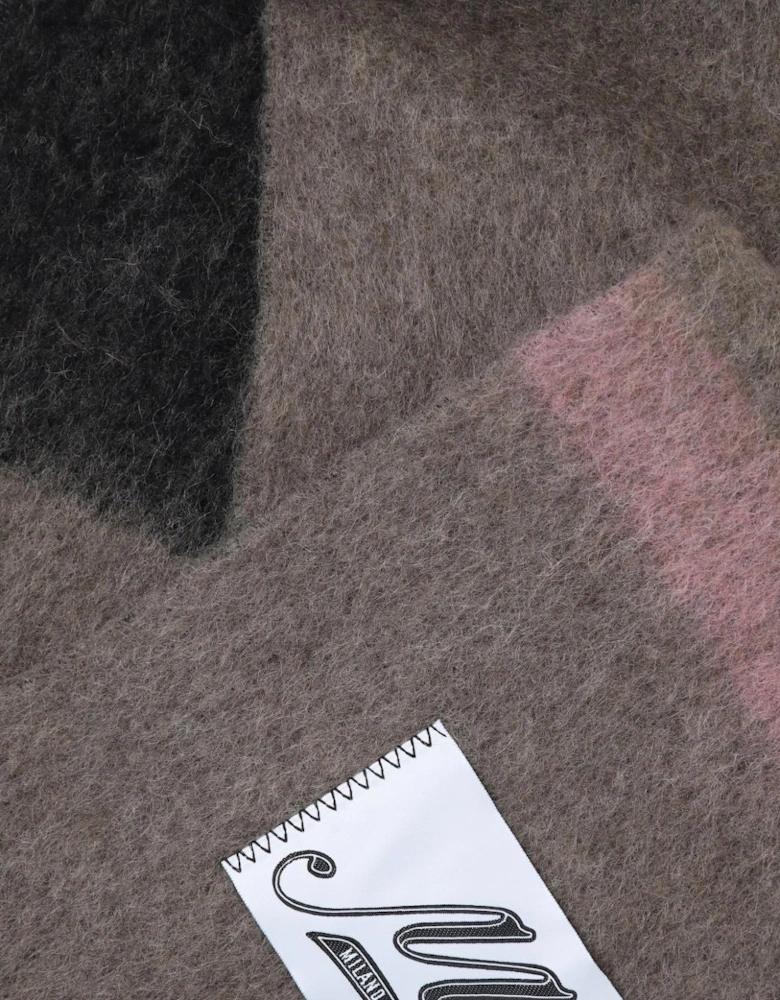 Alpaca Scarf with Fringe