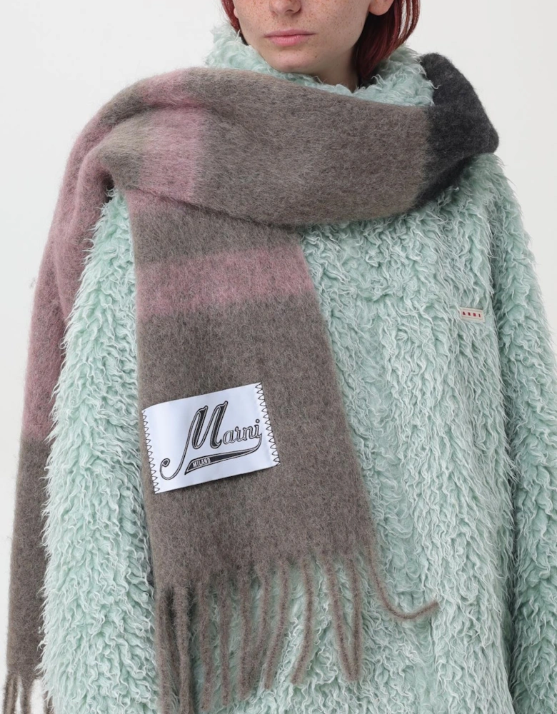 Alpaca Scarf with Fringe