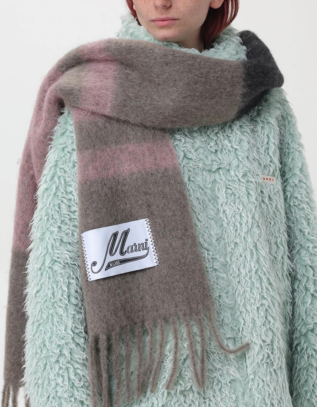 Alpaca Scarf with Fringe