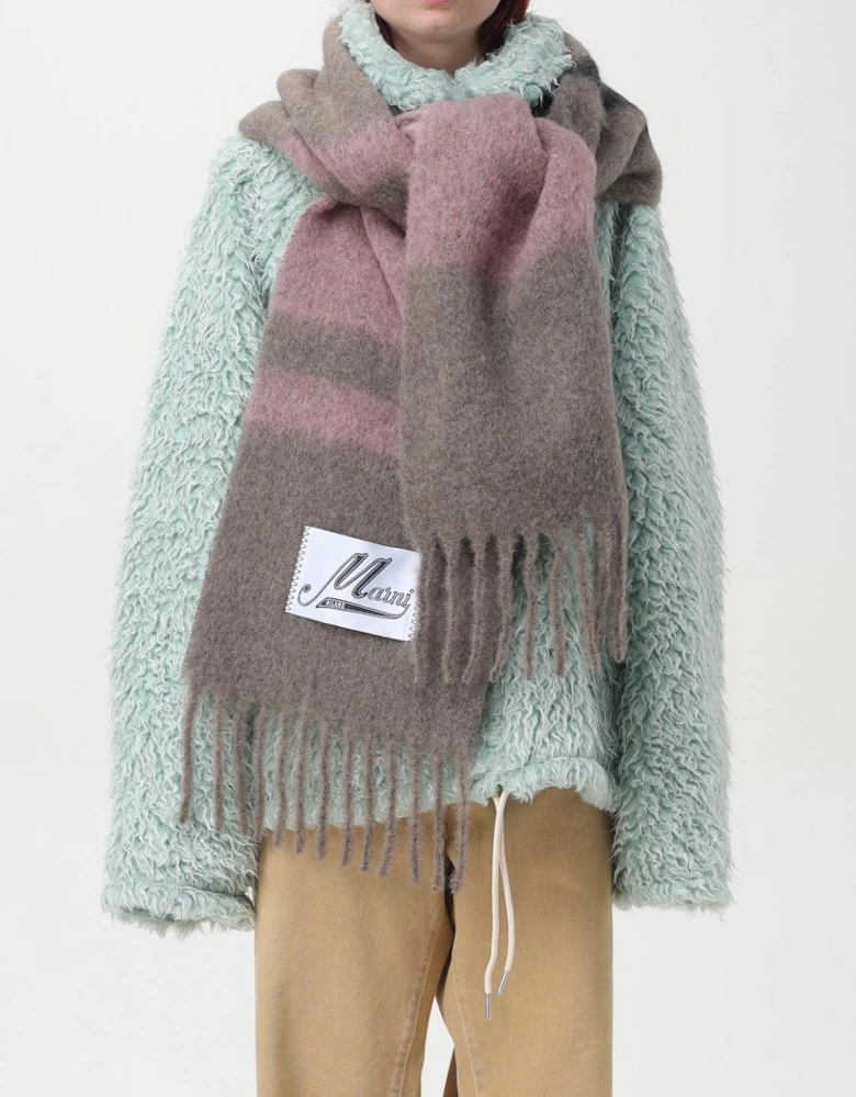 Alpaca Scarf with Fringe