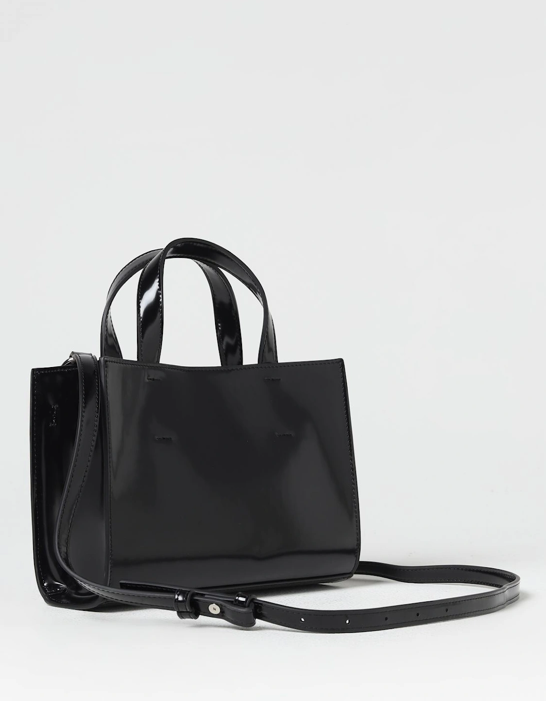 Patent Leather Top Handle Bag