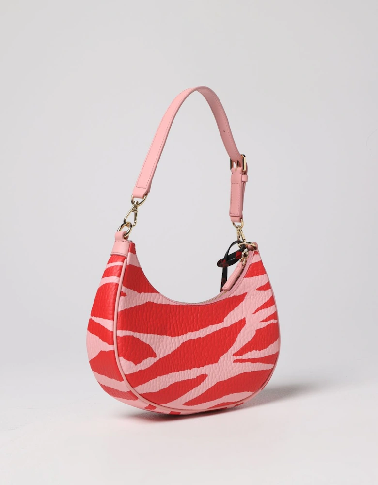 Half Moon Zebra Print Shoulder Bag