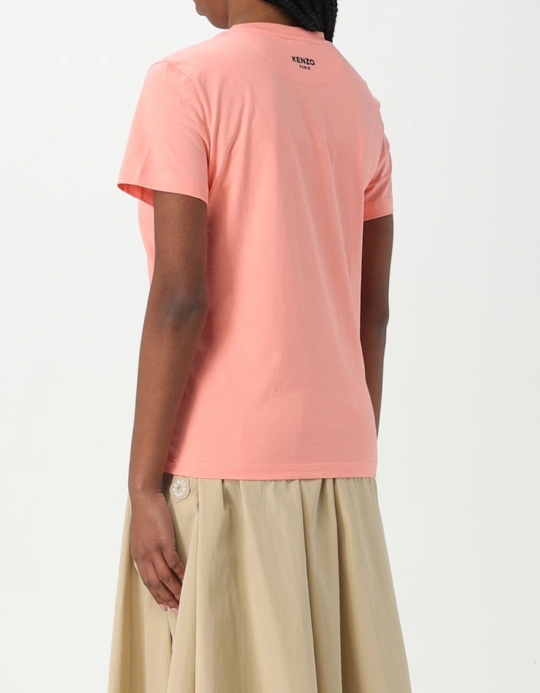Embroidered Flower Short Sleeve Tee