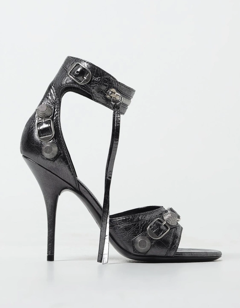 Zip Around Buckle Sandals Heels