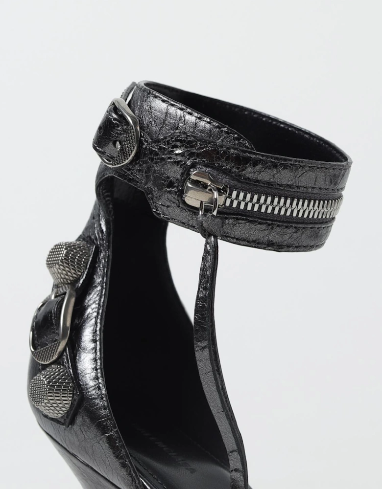 Zip Around Buckle Sandals Heels