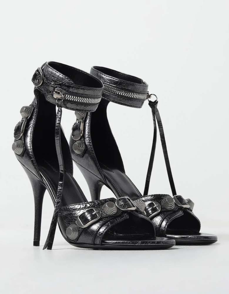 Zip Around Buckle Sandals Heels