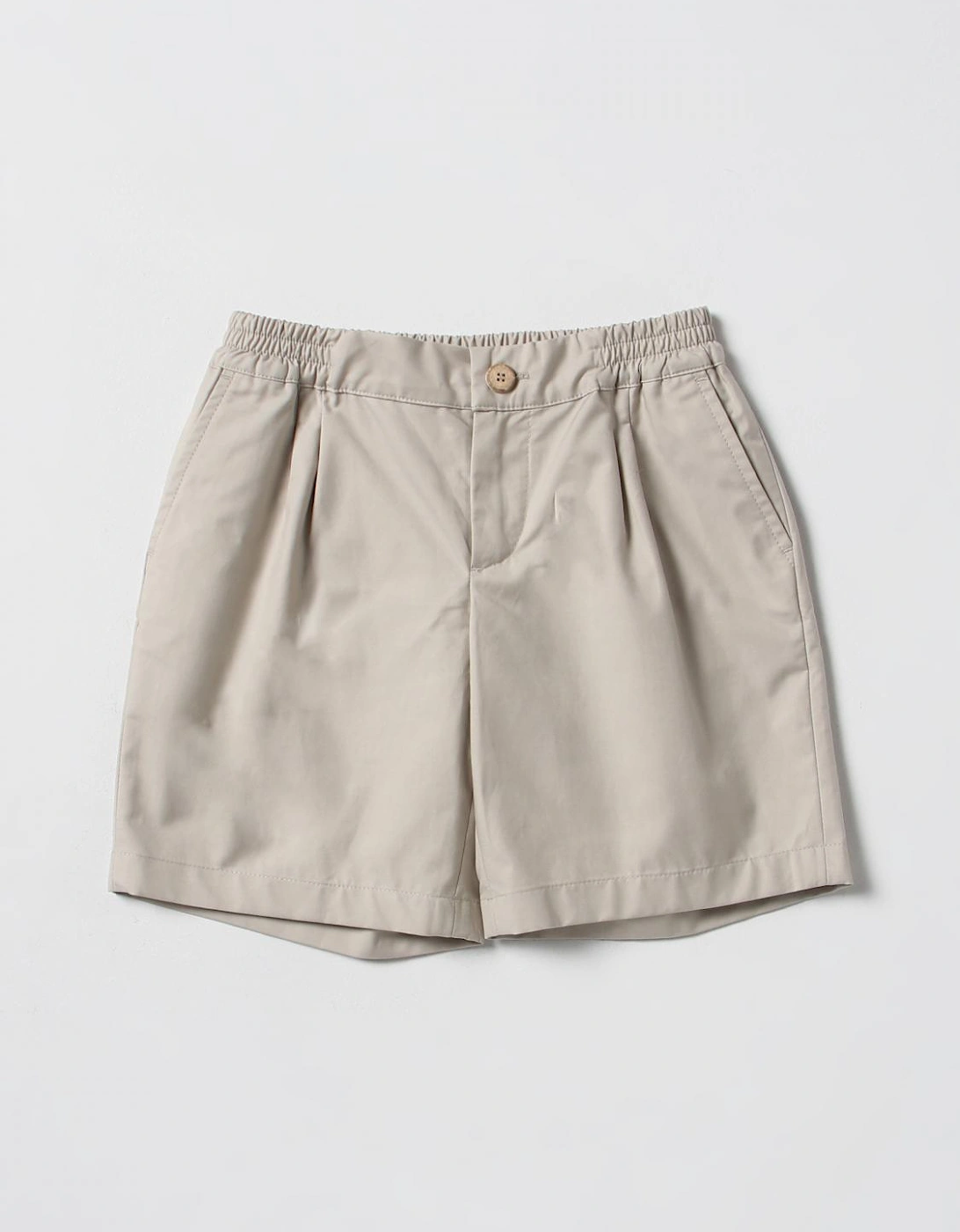 Kids Pleated Cotton Shorts, 3 of 2