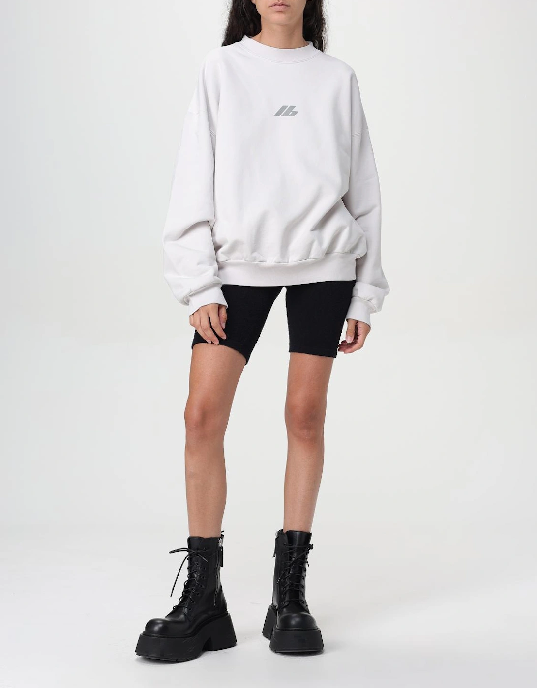 Oversized LongSleeve Crewneck Sweatshirt