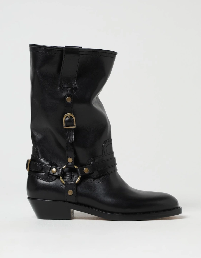 Dicker Ankle Boots Leather Buckle