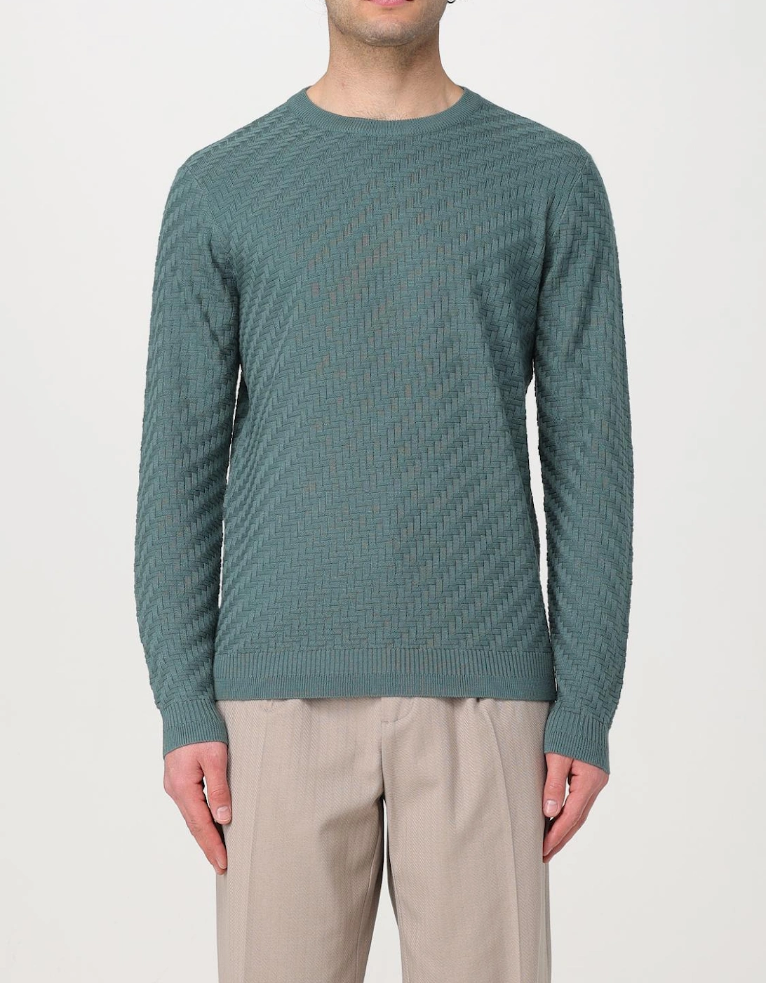 Textured Knit Crew Neck Sweater, 5 of 4