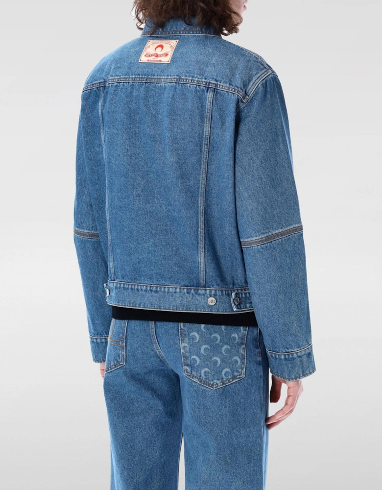 Crescent Moon Denim Jacket