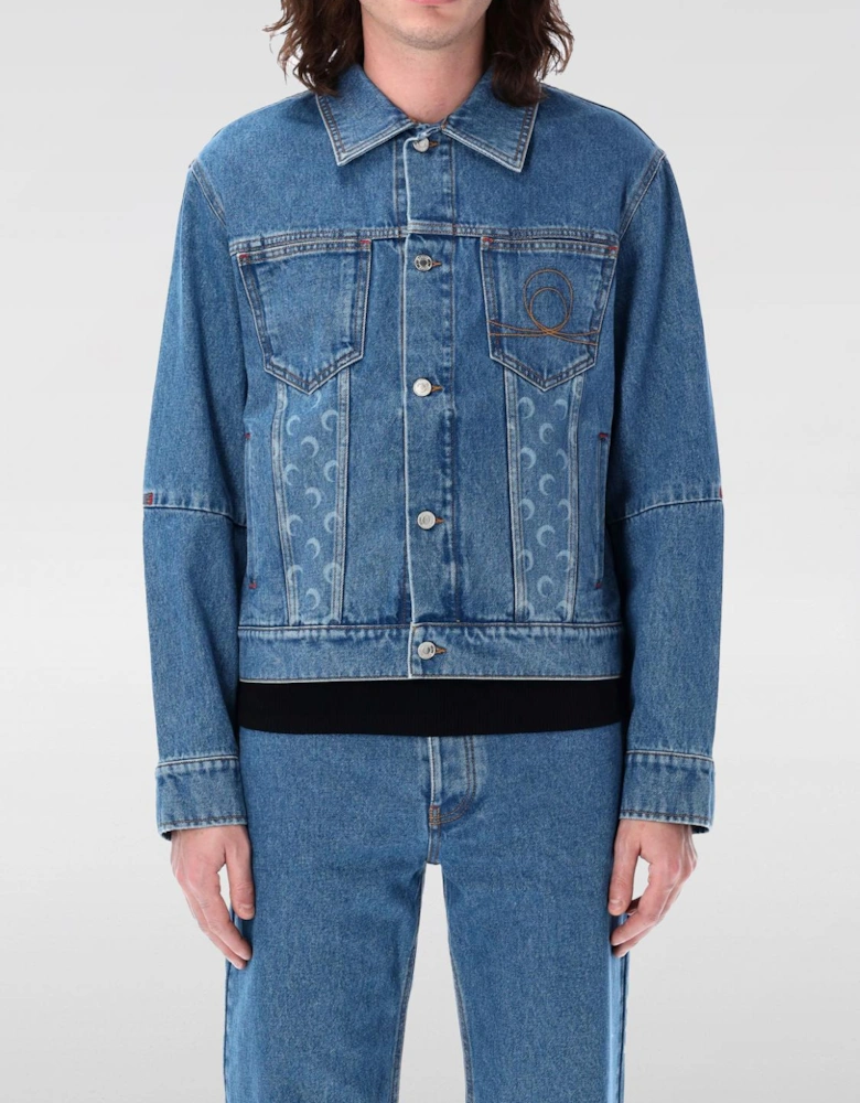 Crescent Moon Denim Jacket