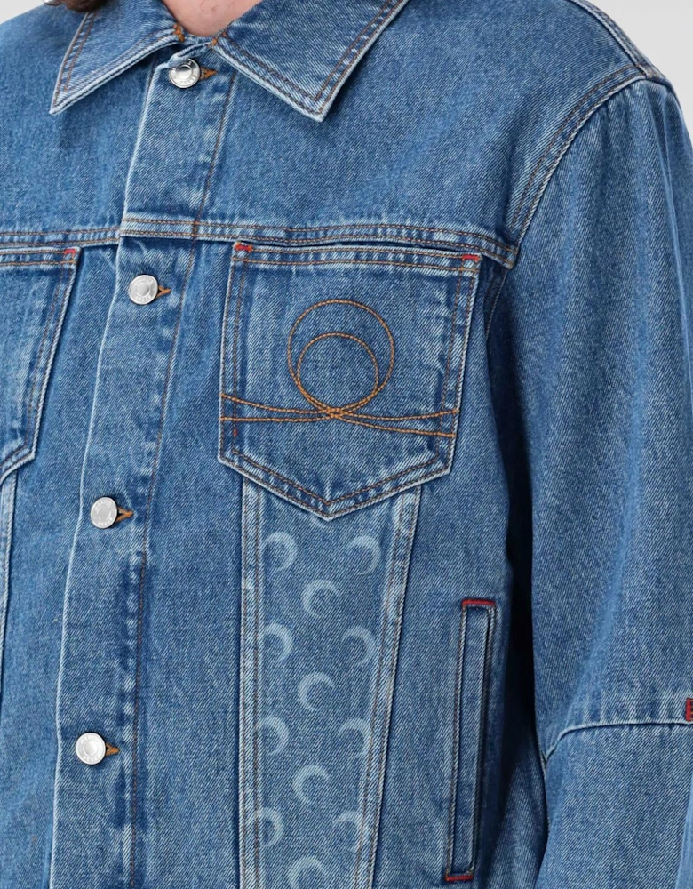 Crescent Moon Denim Jacket