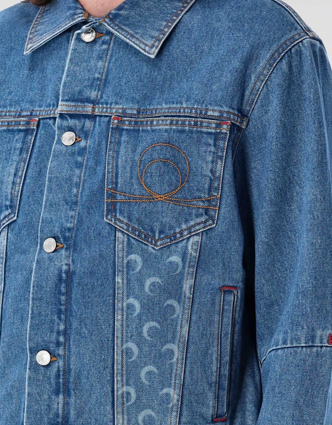Crescent Moon Denim Jacket