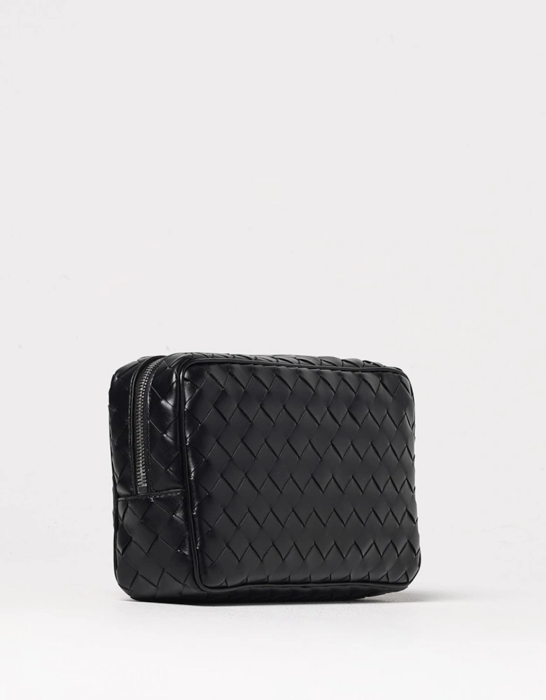 Intrecciato ZipAround Leather Pouch