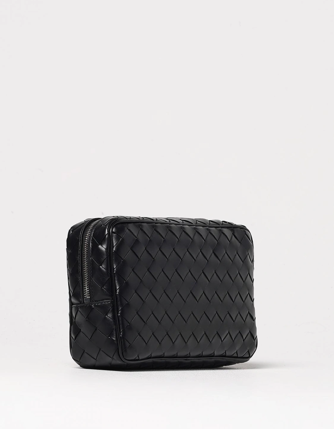 Intrecciato ZipAround Leather Pouch