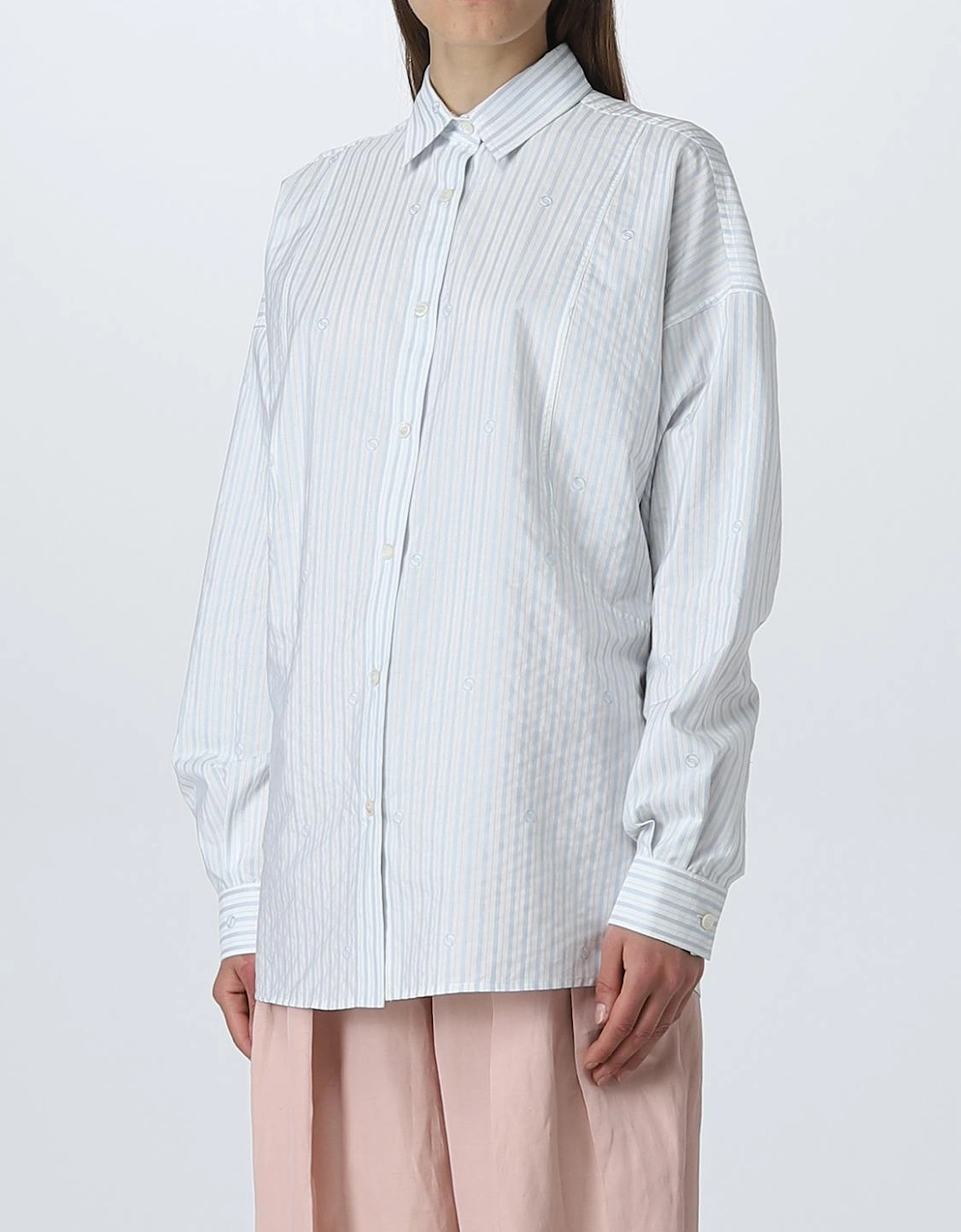 Striped Organic Cotton Oversized Shirt