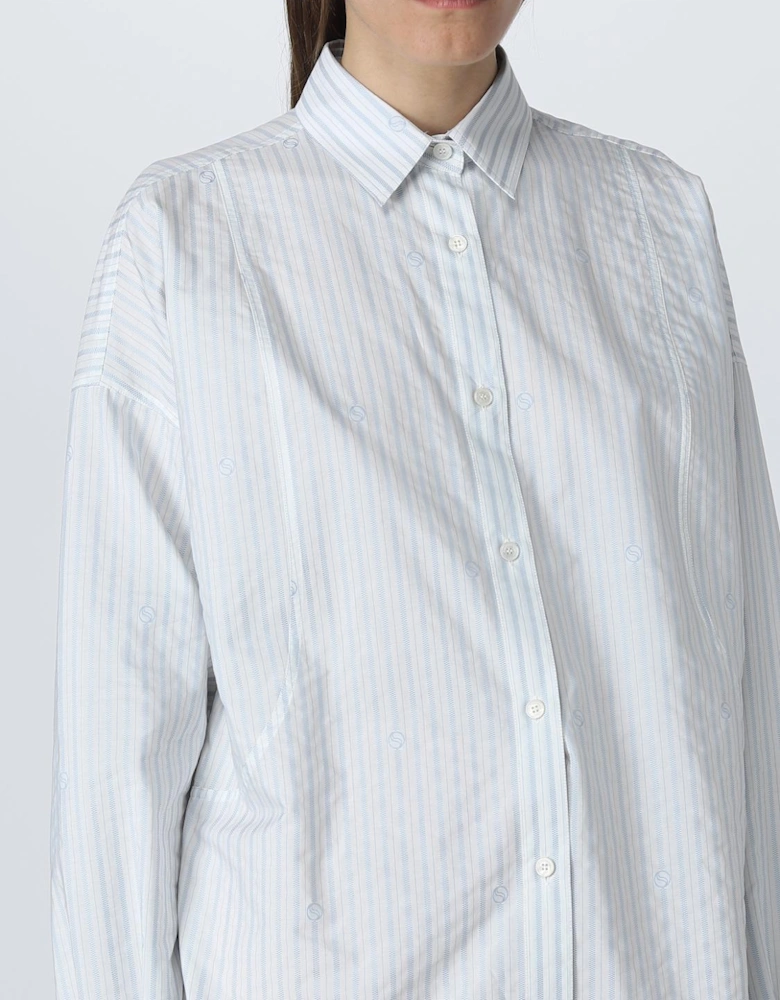 Striped Organic Cotton Oversized Shirt