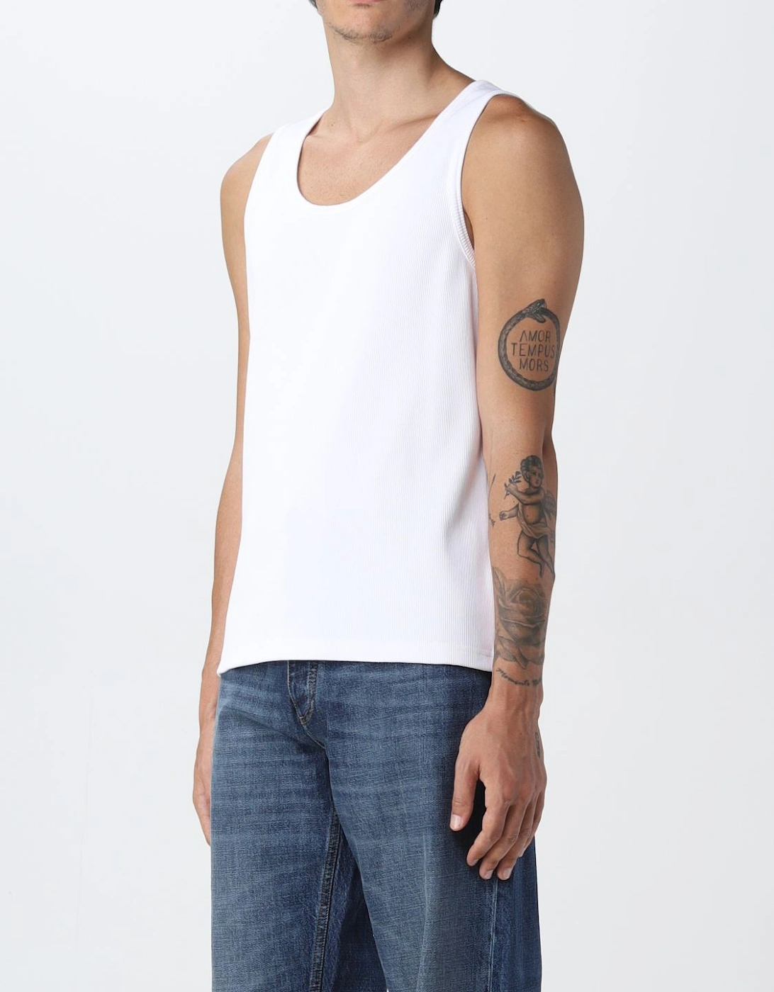 Ribbed Cotton Tank Top