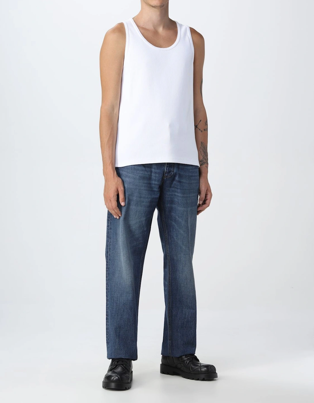 Ribbed Cotton Tank Top