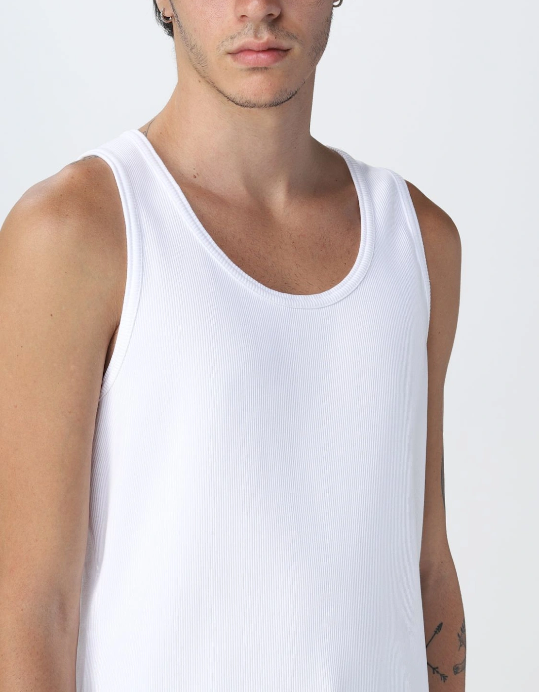 Ribbed Cotton Tank Top