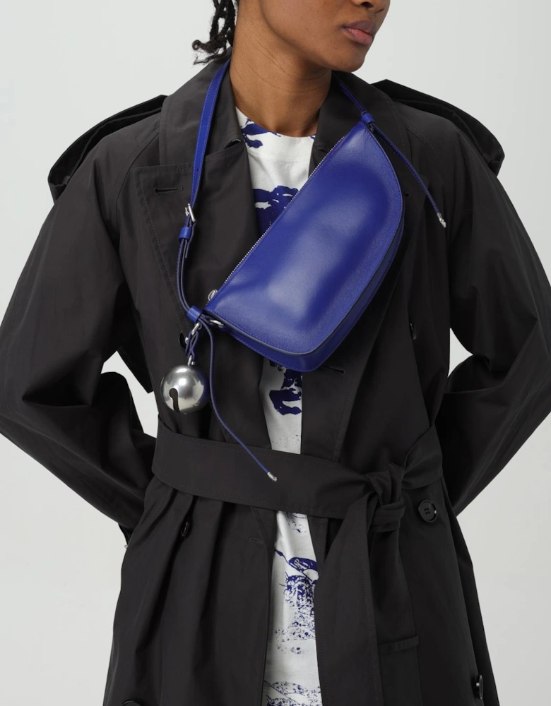 Crescent Leather Shoulder Bag