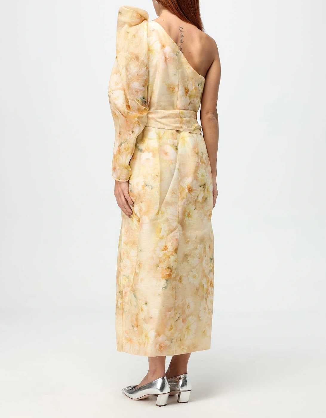 Alora OneShoulder Midi Dress