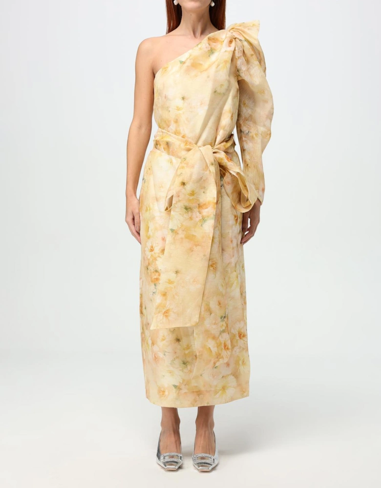 Alora OneShoulder Midi Dress