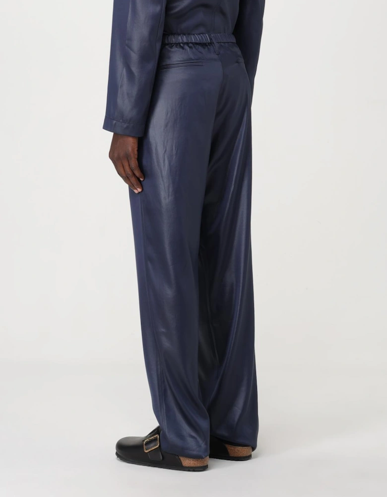 RelaxedFit Satin Trousers
