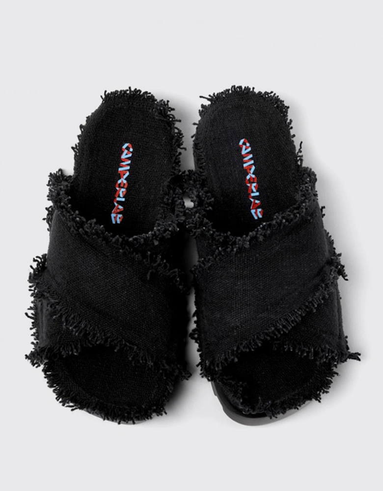 Brutuss Sandal Frayed Canvas