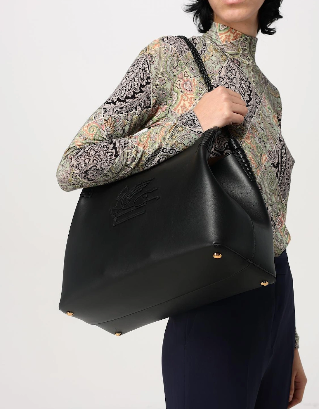 Pegasus Leather Tote Bag
