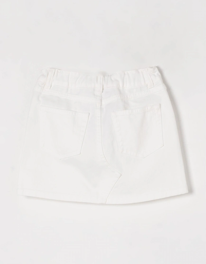 Mini Teddy Bear Denim Skirt