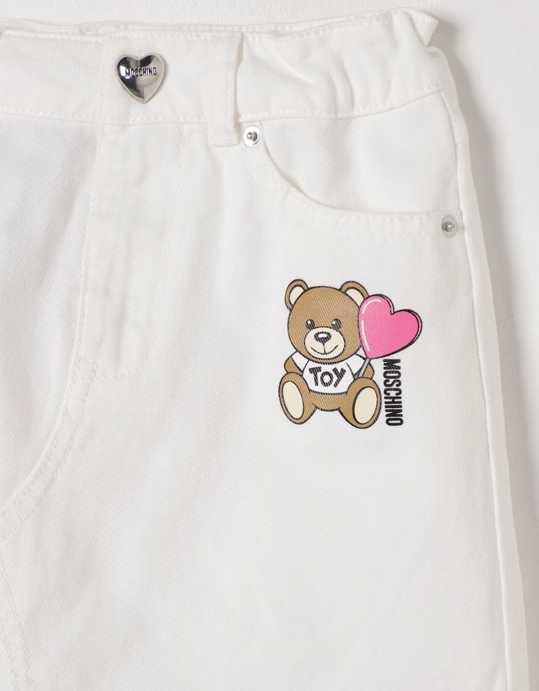 Mini Teddy Bear Denim Skirt