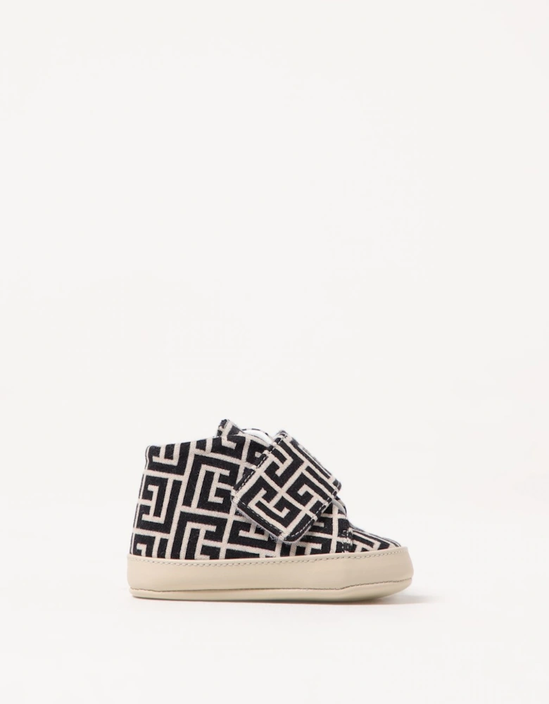Baby Crib Shoes Geometric Pattern