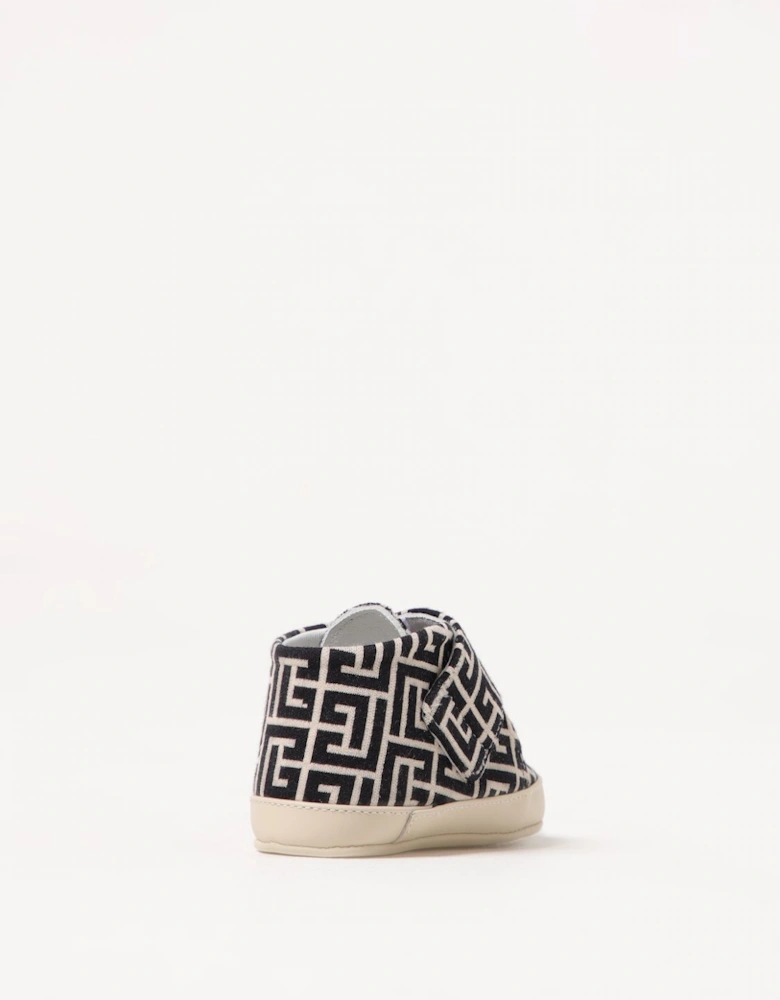 Baby Crib Shoes Geometric Pattern