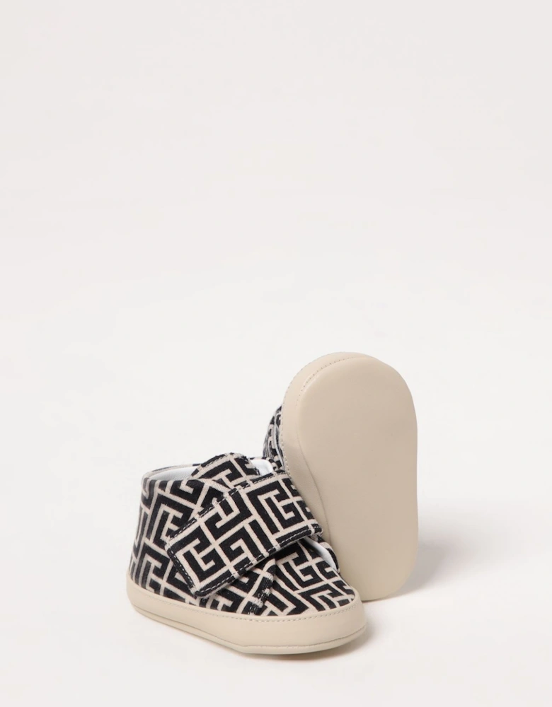 Baby Crib Shoes Geometric Pattern