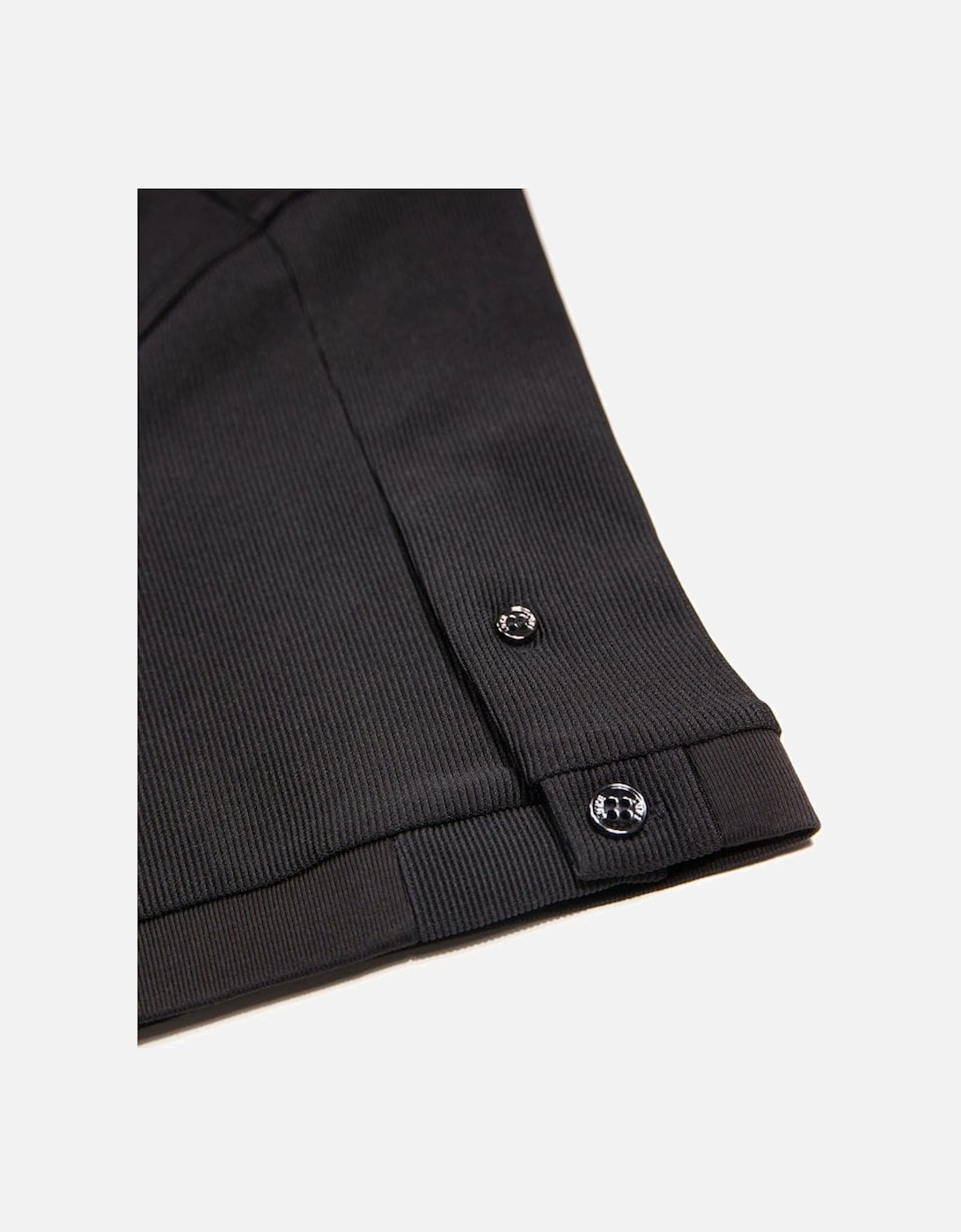 Luke Penrith Zip Neck Short Sleeve Polo Black