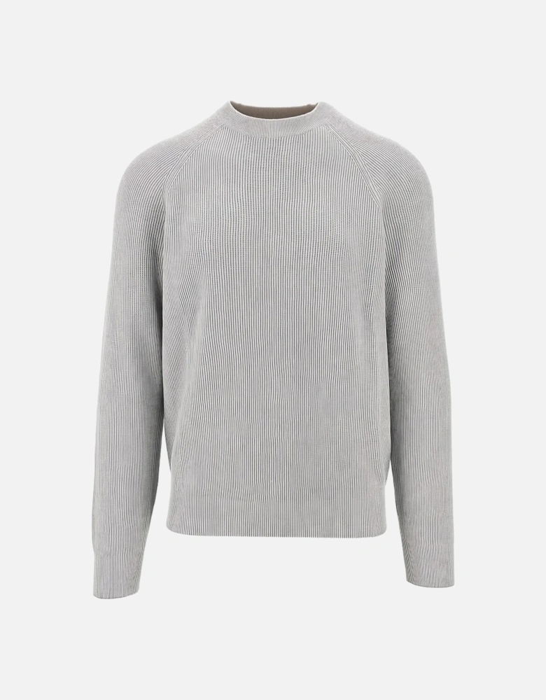 CREWNECK RIBBED SWEATER