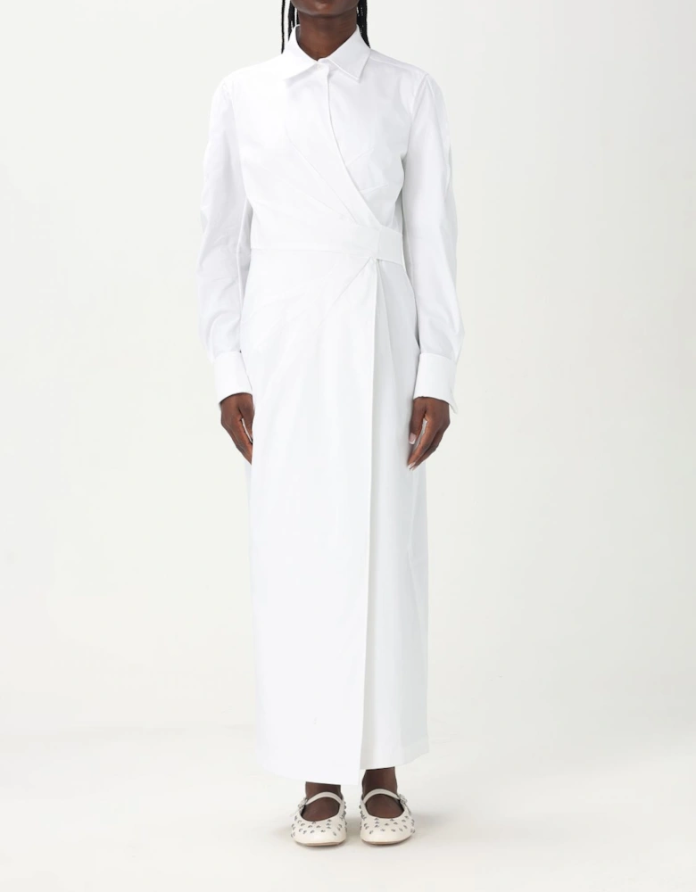 Shirt Dress Wrap Style Poplin