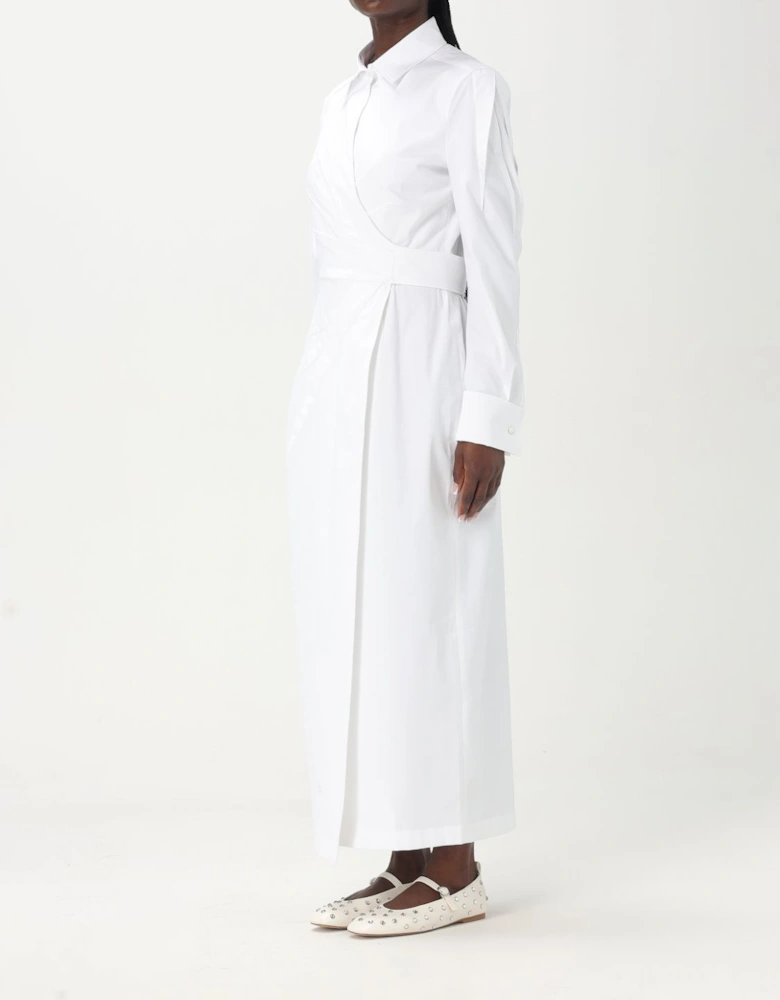 Shirt Dress Wrap Style Poplin