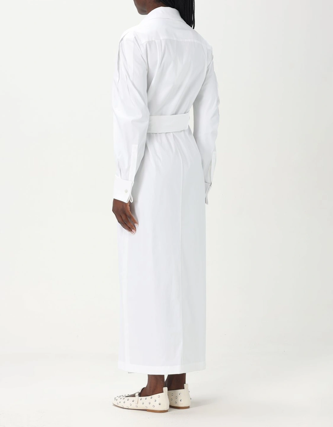 Shirt Dress Wrap Style Poplin