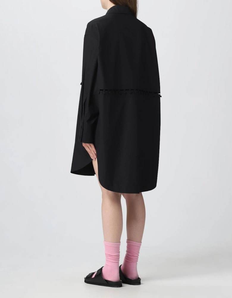 Shirt Dress with Cutouts
