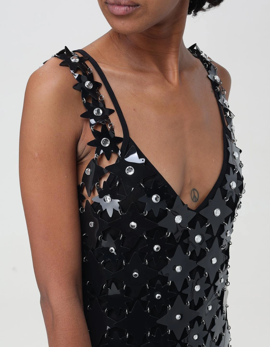 Flower CutOut Mini Dress